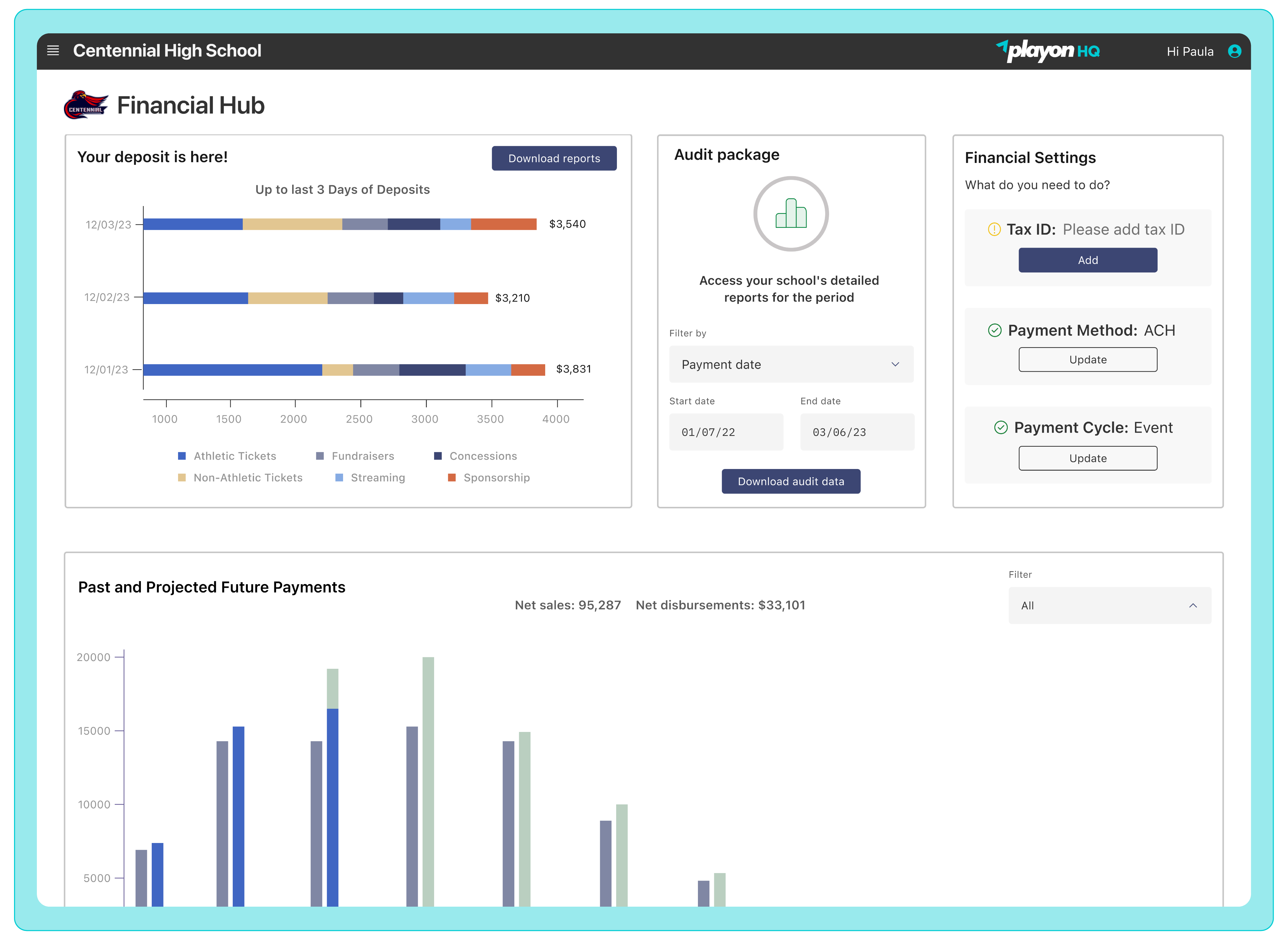 Financial Hub: Easy Post-Event Management
