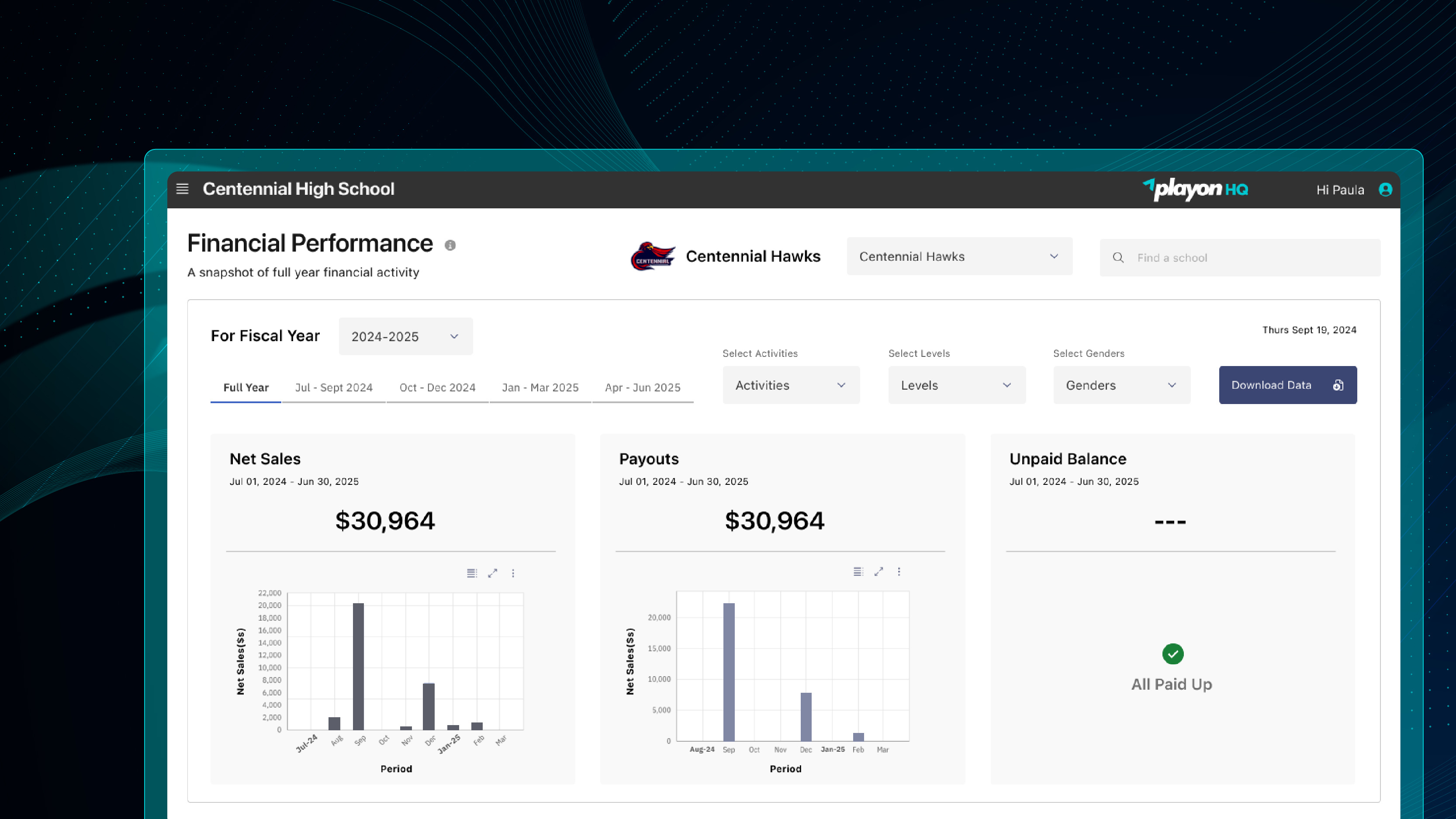 Financial Hub: Easy Post-Event Management